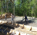 Начало строительства дома в Сосново
