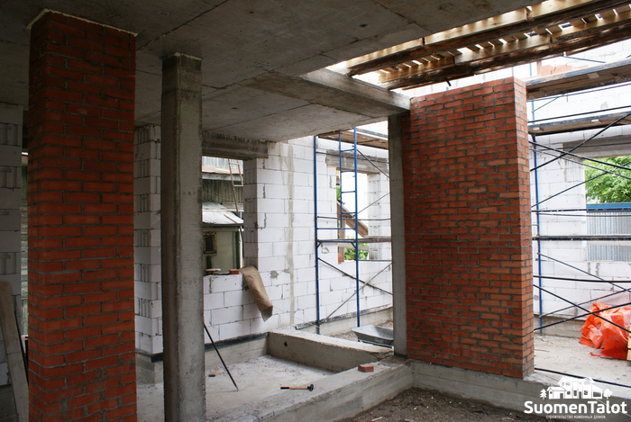   Строительство дома из газобетона Санкт-Петербург SuomenTalot 