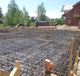 Начало строительства дома в Киссолово