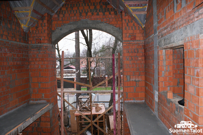 Строительство дома из поризованного кирпича Санкт-Петербург